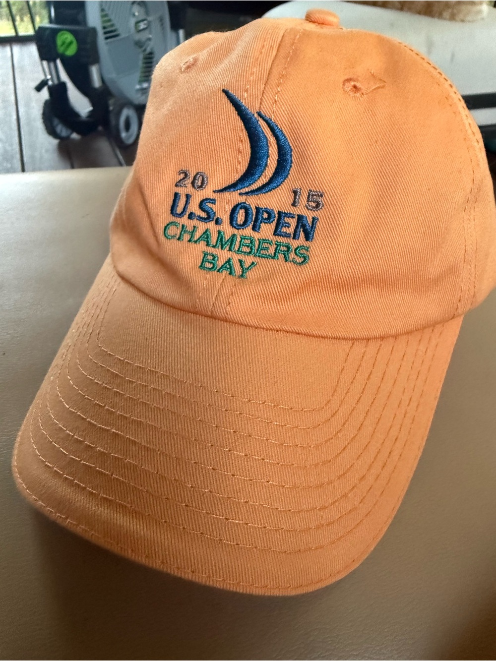 USGA Member Chambers Bay US OPEN 2015 Orange Baseball Cap Hat Adjustable Golf